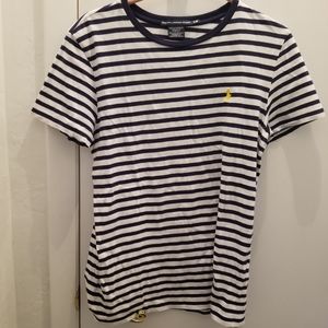 Ralph Lauren Sport blue and white striped shirt